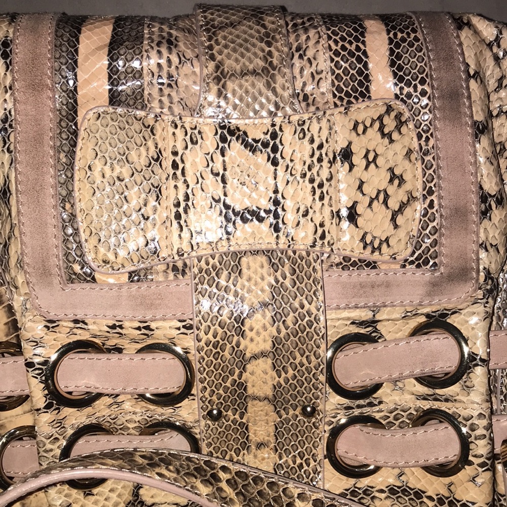 Jimmy Choo Python and suede Hobo Handbag - Picture 9 of 12